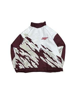 Vintage NASCAR Winston Racing Series Tiger Stripe Full-Zip Windbreaker Jacket
